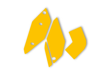 Autocollant cotes p/n jaune RR4T `10	