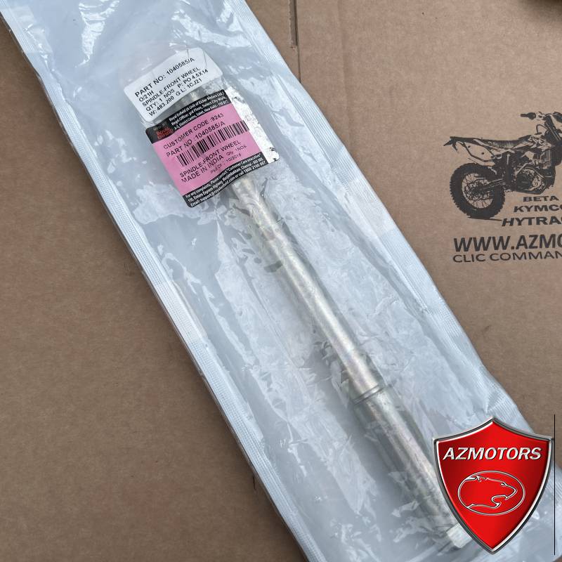 1040585/A - AXE DE ROUE AV BULLET  (Royal Enfield) 1040585/A - AXE DE ROUE AV BULLET  (Royal Enfield) origine ROYAL ENFIELD -DISPO
