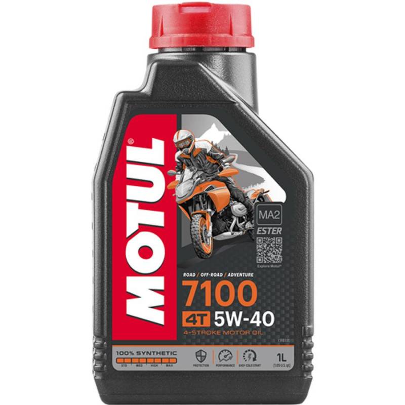 HUILE MOTEUR 4T MOTUL 7100 5W40 (1L) 104086 - HUILE MOTEUR 4T MOTUL 7100 5W40 (1L) origine MOTUL 