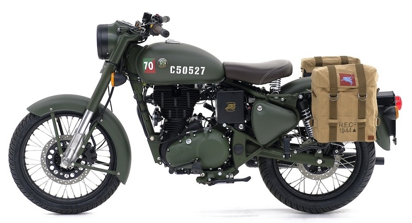 Pieces ROYAL ENFIELD CLASSIC PEGASUS 500 (E4) OLIVE DRAB GREEN (2018) Pieces ROYAL ENFIELD CLASSIC PEGASUS 500 (E4) OLIVE DRAB GREEN (2018) origine ROYAL ENFIELD 