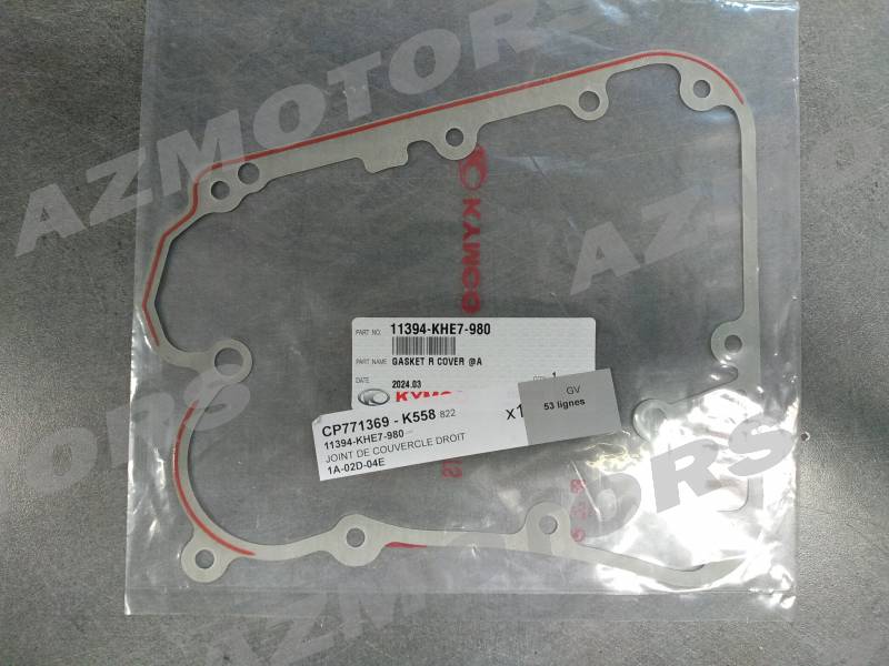 JOINT DE COUVERCLE DROIT KYMCO  origine kymco -DISPO