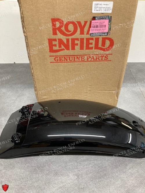 148588/C - GARDE BOUE ARRIERE NOIR TWIN  (Royal Enfield)  origine royalenfield -DISPO