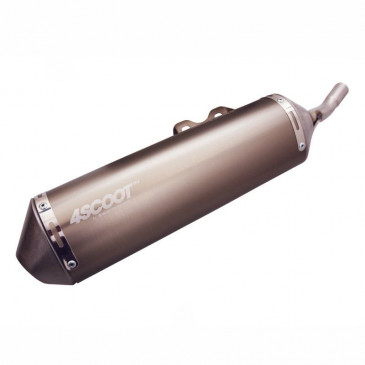 POT SCOOT TECNIGAS 4SCOOT ADAPTABLE KYMCO 50 AGILITY 4T, SUPER 8 4T, VITALITY 4T POT D ECHAPPEMENT SCOOT TECNIGAS 4SCOOT ADAPTABLE KYMCO 50 AGILITY 4T, SUPER 8 4T, VITALITY 4T/BAOTION 50 BT49QT, BT50QT/BENZHOU 50 CITY STAR 4T/LIFAN 50 139QMB, (HOMOLOGUE CE) origine KYMCO 