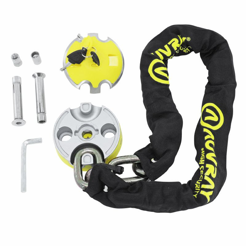 ANTIVOL A CHAINE AUVRAY XTREM PROTECT ENSEMBLE CHAINE 100 + PFT MAILLON DIAM 13.5mm (CLASSE SRA CHAINE) ANTIVOL A CHAINE AUVRAY XTREM PROTECT ENSEMBLE CHAINE 100 + PFT MAILLON DIAM 13.5mm (CLASSE SRA CHAINE) origine AZMOTORS 