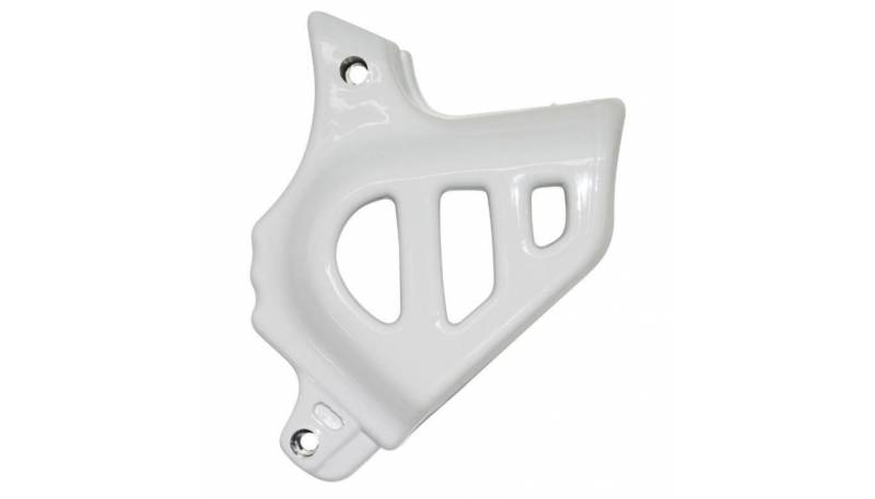 CACHE PIGNON 50 A BOITE - AM6 adaptable BETA RR 50 - CACHE PIGNON 50 A BOITE ADAPTABLE MINARELLI 50 AM6/MBK 50 X-POWER, X-LIMIT/YAMAHA 50 TZR, DTR/PEUGEOT 50 XPS, XR6/RIEJU 50 RS1, SMX/BETA 50 RR/APRILIA 50 RS -REPLAY BLANC- origine BETA 