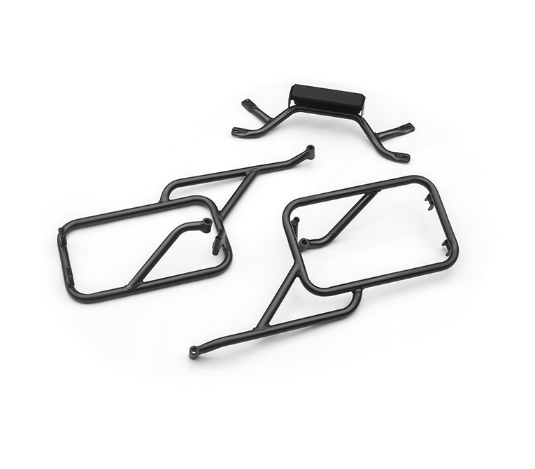 1041284C - SUPPORT VALISES HIMALAYAN ALU  (Royal Enfield) SUPVAL100HIM - KIT FIXATION VALISES HIMALAYAN
 origine ROYAL ENFIELD -DISPO