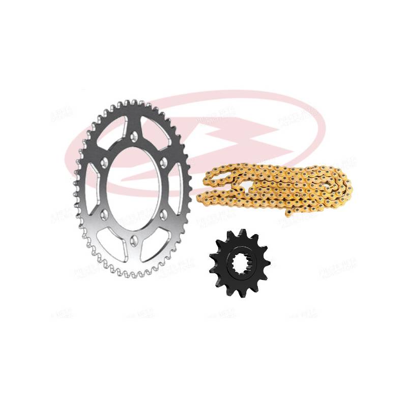 KIT CHAINE 13X49/520-114 BETA 200/250/300 RR 2T (2013-2020) 390 RR 4T (2015-2019) CHAINE GOLD 520 MXZ4 ULTRA.RENFORCEE KIT CHAINE 13X49/520-114 BETA 200/250/300 RR 2T (2013-2020) 390 RR 4T (2015-2019) CHAINE GOLD 520 MXZ4 ULTRA.RENFORCEE avec Attache Rapide origine BETA -DISPO