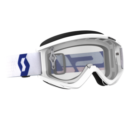 LUNETTE SCOTT RECOIL NEW CLEAR BLANC/BLEU LUNETTE SCOTT RECOIL NEW CLEAR BLANC/BLEU origine ATV 