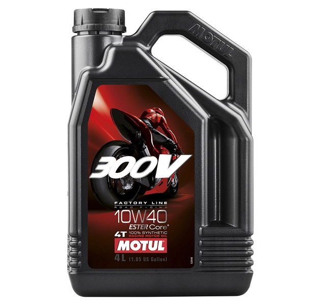 HUILE MOTEUR 4T MOTUL 300V FACTORY LINE 10W40 (4L) 104121 - HUILE MOTEUR 4T MOTUL 300V 10W40 (4L) QUAD MOTO origine MOTUL 