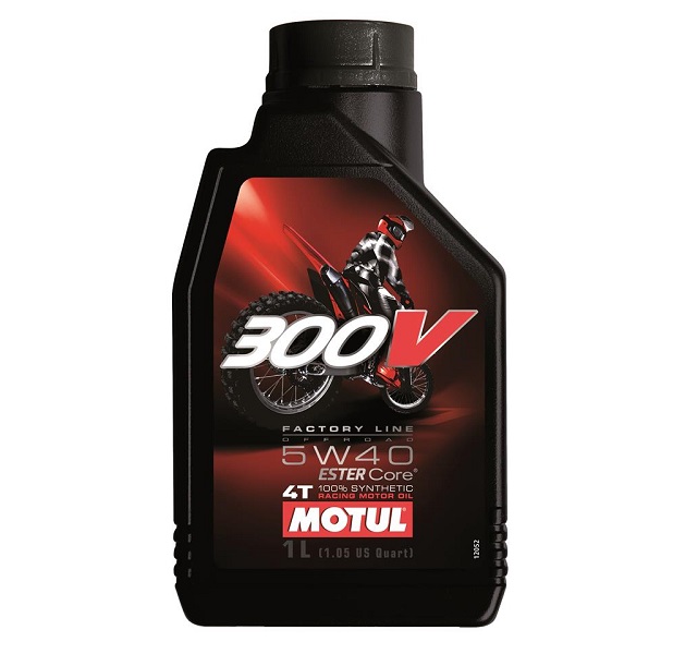 HUILE MOTEUR 4T MOTUL 300V FACTORY LINE 5W40 (1L) 104112 - HUILE MOTEUR 4T MOTUL 300V FACTORY LINE 5W40 (1L) origine MOTUL 