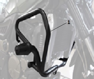 CRASH BAR VOGE 300AC - JUSQU A EPUISEMENT CRASH BAR VOGE 300AC VOGE origine VOGE -DISPO