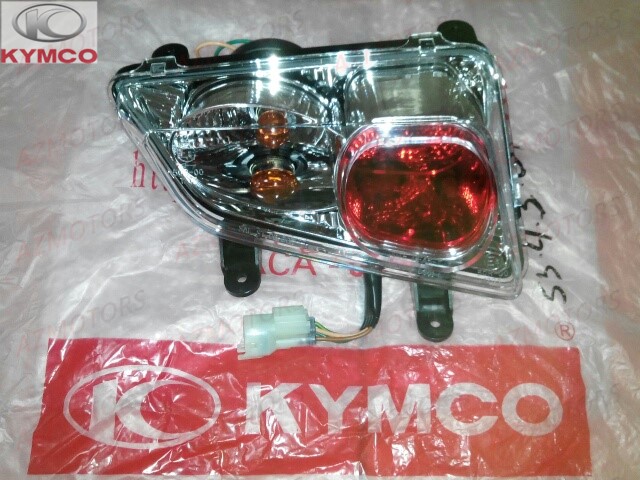 FEU ARRIERE GAUCHE COMPLET KY-59-0161
KYMCO
Utiliser les pièces d origine constructeur Kymco garantit le fonctionnement optimal de votre Kymco Maxxer, CV3, Agility, AK550, X-Town ou DTX,consultez nos éclatés, microfiches et schémas de pièces pour trouver votre référence FEU ARRIERE GAUCHE COMPLET KY-59-0161