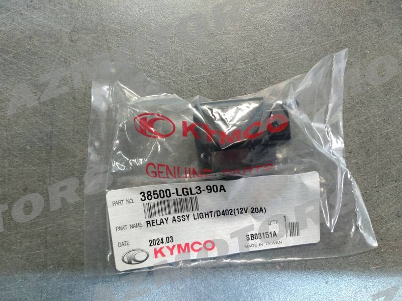 RELAIS D ECLAIRAGE/DE POMPE A CARBURANT/WARNING (20A) KYMCO  origine kymco -DISPO