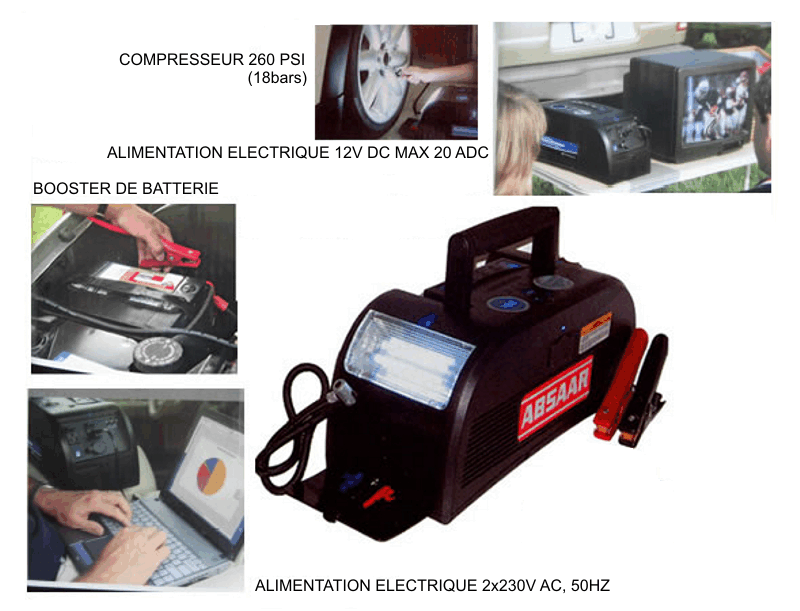 POWERSTATION ABSAAR 800W 