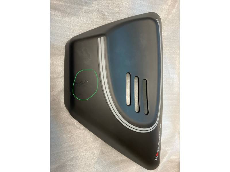 - OCCASION - CACHE LATERAL GAUCHE NOIR MAT SIRIO EU V ORCAL - OCCASION - CACHE LATERAL GAUCHE NOIR MAT SIRIO EU V ORCAL
(rayures) origine ORCAL -DISPO