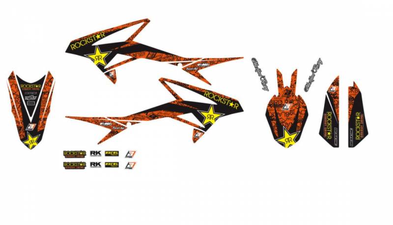 KIT DECORS ROCKSTAR POUR BETA KIT DECORS ROCKSTAR POUR BETA origine BETA 