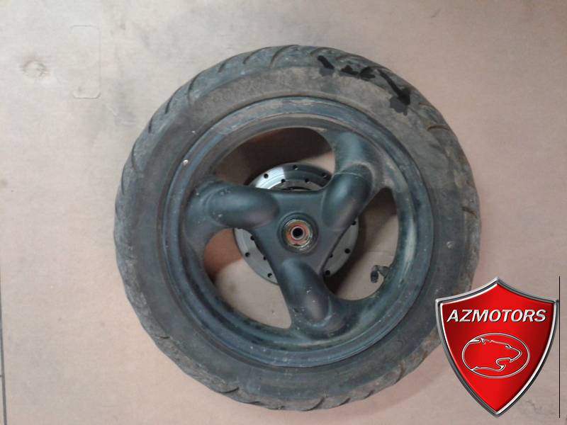 ROUE AVANT + DISQUE + PNEU (KYMCO) OCCASION ROUE AVANT + DISQUE + PNEU (KYMCO) OCCASION origine KYMCO -DISPO