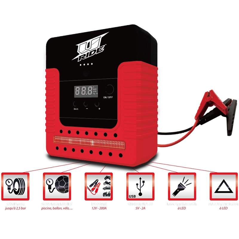 Accessoires CHARGEUR de BATTERIE / BOOSTER U RIDE Accessoires CHARGEUR de BATTERIE / BOOSTER U RIDE origine AZMOTORS 