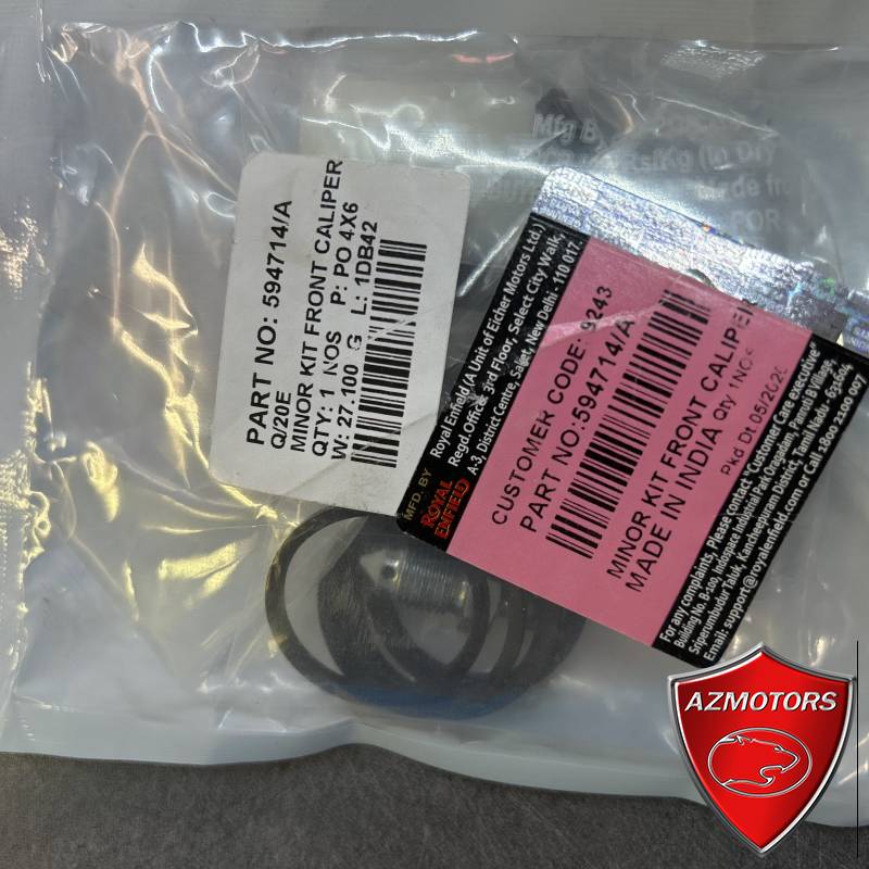 594714/A - SUPPORT FREIN AV  (Royal Enfield) 594714/A - SUPPORT FREIN AV  (Royal Enfield) origine ROYAL ENFIELD -DISPO