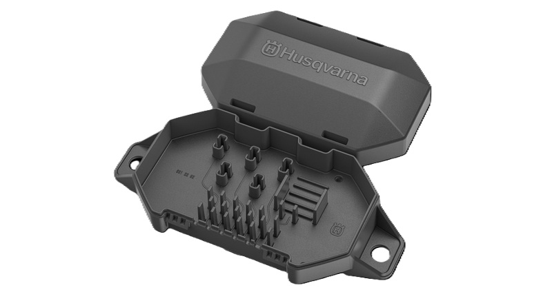 BOITIER DE PROTECTION CONNECTEURS BOX HUSQVARNA Boîtier de protection des connecteurs. Protège les connecteurs lors de l`hivernage origine HUSQVARNA -DISPO