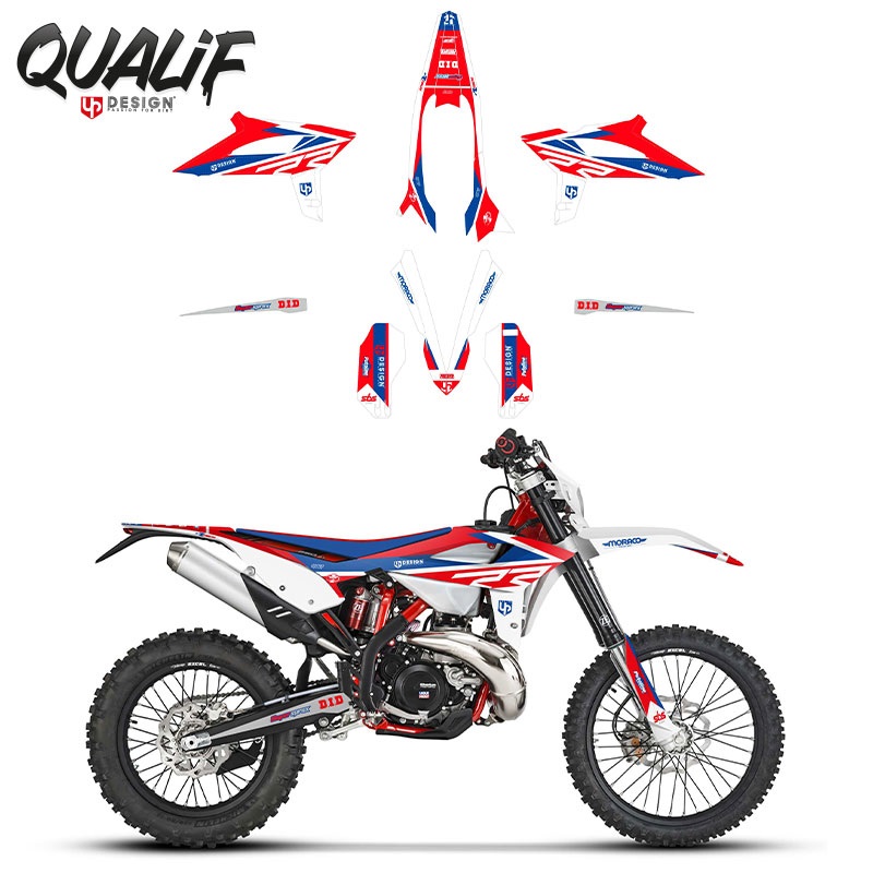 Kit Deco UP QUALIF BETA RR 4T - 2T 2020 ROUGE Kit Deco UP Qualif BETA RR 4T - 2T 2020 ROUGE origine BETA -DISPO