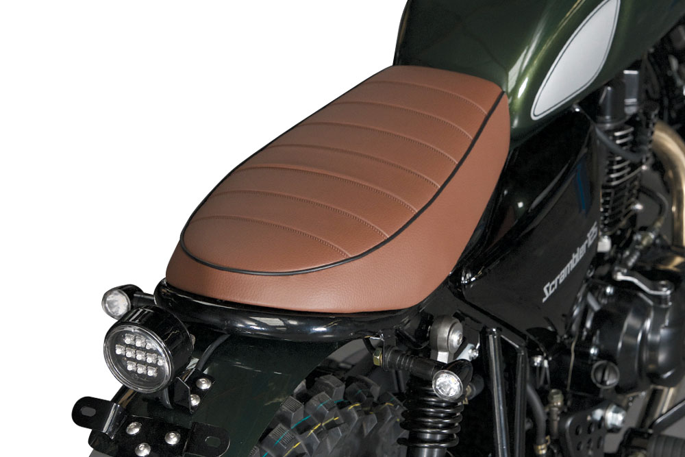 656 - SELLE MARRON POUR SCRAMBLER
MASAI
656 - SELLE MARRON POUR SCRAMBLER