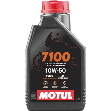 HUILE MOTEUR 4T MOTUL 7100 10W50 (1L) HUILE MOTEUR 4T MOTUL 7100 10W50 (1L)
 origine MOTUL 