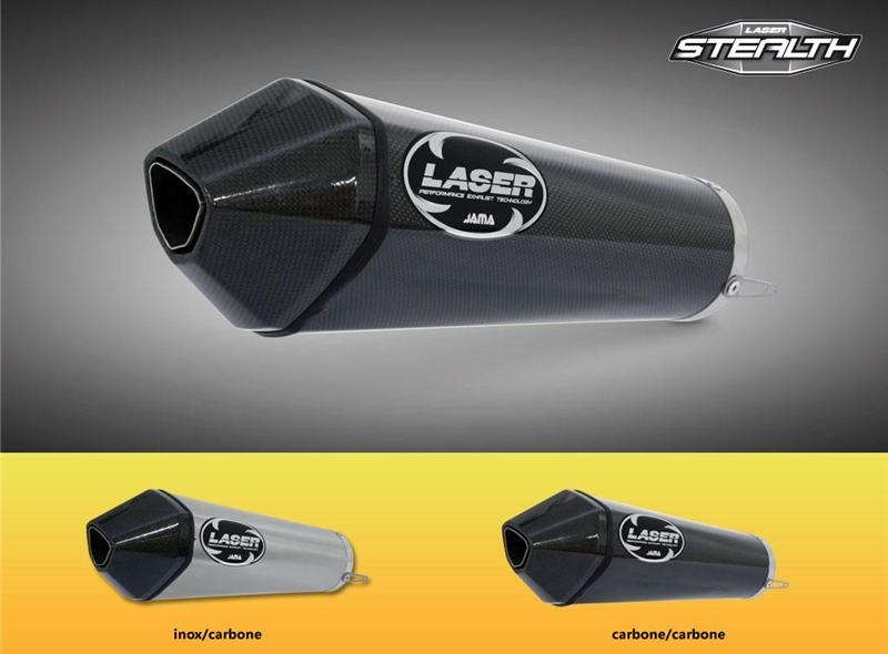 LIGNE D ECHAPPEMENT LASER STEALTH INOX - 500 T-MAX [08-2011]
 LIGNE D ECHAPPEMENT LASER STEALTH INOX - 500 T-MAX [08-2011]   origine AZMOTORS 