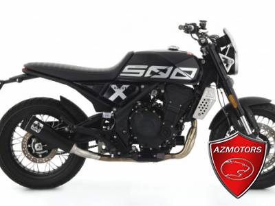 ECHAPPEMENT ALU NOIR ARROW Crossfire 500 EU5 AVEC EMBOUT NOIR ECHAPPEMENT ALU NOIR ARROW Crossfire 500 EU5 AVEC EMBOUT NOIR origine BRIXTON -DISPO