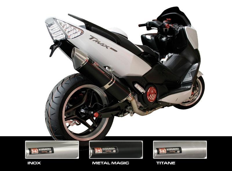 LIGNE D ECHAPPEMENT Yoshimura Tri-Oval Metal Magic - T-MAX 500 [08-2011]
Homologué CE