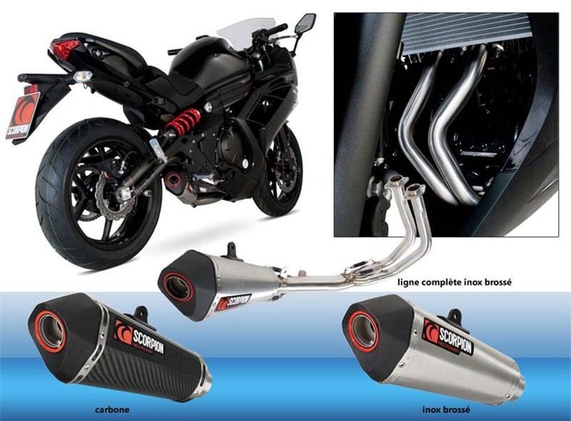 LIGNE D ECHAPPEMENT SCORPION CARBON - ER6N/F [2012]
RACCORD INOX RED POWER