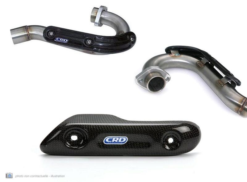 Protection De Collecteur Crd En Carbone 7694300-Protection De Collecteur Crd En Carbone Pour Yzf250[06-09]/WRF250[03-10] origine AZMOTORS 