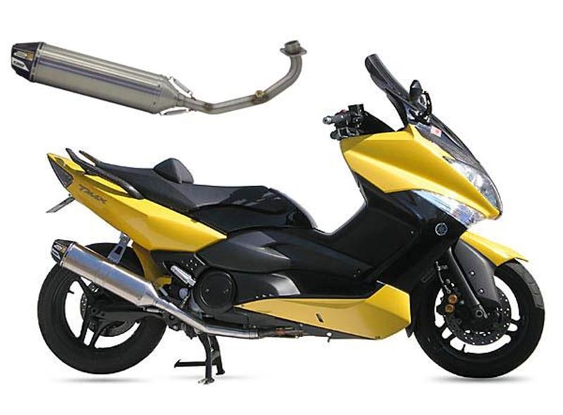 LIGNE D ECHAPPEMENT CRD INOX - TMAX 500  [08-2011]
 LIGNE D ECHAPPEMENT CRD INOX - TMAX 500 [08-2011]   origine AZMOTORS 
