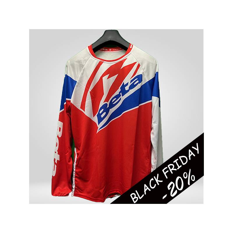 JERSEY ENDURO LIGHTNING L BETA A02.08.002.04.00 - MAILLOT ENDURO BETA (Taille L) - Remise Black Friday! -20% dés maintenant sur votre article préféré! 60e au lieu de 75e! *** NE PEUT ETRE NI REPRIS - NI ECHANGE*** origine AZMOTORS -DISPO