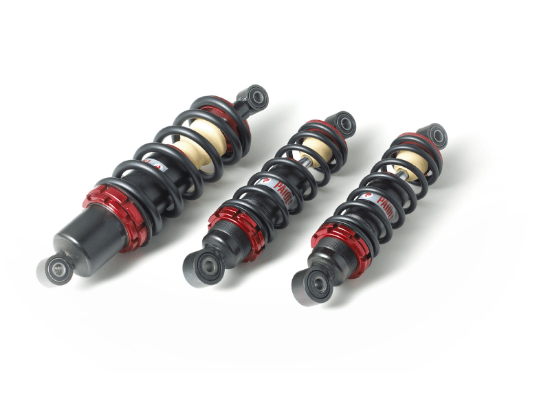 AMORTISSEUR PAIOLI ARRIERE KYMCO 
- Mxer 50
- Mxer 150
AMORTISSEURS HYDRAULIQUES AVEC REGLAGE DE LA PRECONTRAINTE DU RESSORT
AMELIORE LE CONFORT ET LE COMPORTEMENT