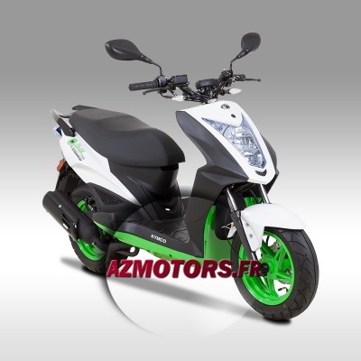 AGILITY 50 NAKED RENOUVO 12" (2 TPS) BLANC PERLE/VERT
LE PETIT SPORTIF !
info
Moteur : Monocylindre 49,5 cm3, refroidissement par air, 2T
Puissance maxi : 2,8 kW à 6500 tr/min
Couple max : 4,9Nm à 6000 tr/min
Transmission : Automatique à variation continue
Réservoir essence : 5 litres
Dimensions (L x l x h) : 1930 x 725 x 1050 mm
Empattement : 1335 mm
Hauteur de selle : 780 mm
Suspension avant : Fourche télescopique
Suspension arrière : Amortisseur hydraulique réglable
Freinage : Av : Disque Ar : Tambour
Pneu AV / AR : Av : 120/70-12 Ar : 130/70-12
Poids : 98 Kg
En sus 60 traitement transport
En sus Frais de traitement Immatriculation/carte Grise
Livraison sous 8/10 jours environs
Offert 2 ans dassistance 24/24h et 7/7j
Les véhicules KYMCO sont garantis 2 ans AGILITY 50 NAKED RENOUVO 12" (2 TPS) BLANC PERLE/VERT
LE PETIT SPORTIF !