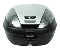 TOP CASE 39L KYMCO ALUMINIUM BRILLANT NH045MA KYMCO KA-01-0614 - TOP CASE 39L KYMCO ALUMINIUM BRILLANT origine KYMCO -DISPO