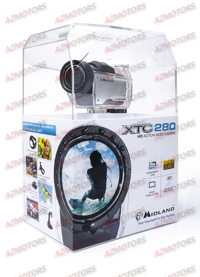 MIDLAND XTC-280 ACTION CAMERA MIDLAND XTC-280 ACTION CAMERA origine AZMOTORS 