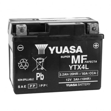 BATTERIE YTX4L-BS SYM BATTERIE YTX4L-BS SYM origine SYM -DISPO