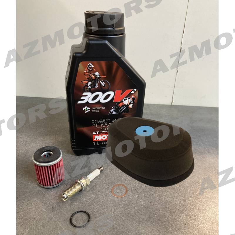 KIT ENTRETIEN COMPLET MOTEUR POUR BETA RR 125 4T 2025-2023 AVEC HUILE MOTUL 300V 10W40  origine  -DISPO
