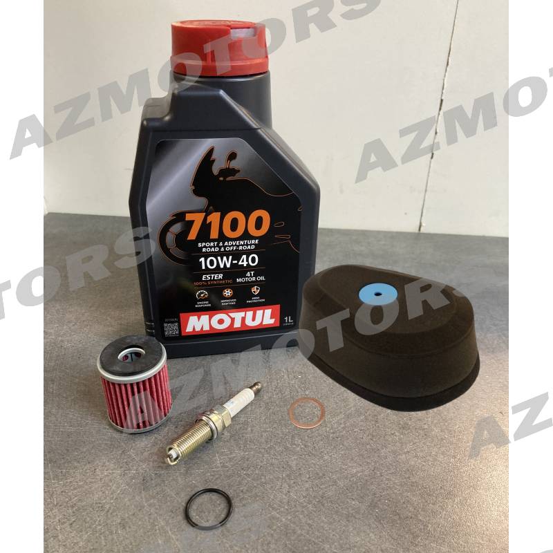 KIT ENTRETIEN COMPLET MOTEUR POUR BETA RR 125 4T 2025-2023 AVEC HUILE MOTUL 7100 10W40  origine  -DISPO
