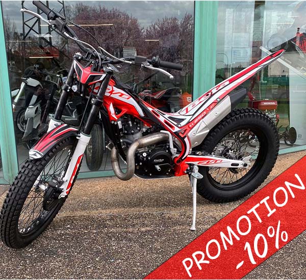 BETA TRIAL EVO 250cc - PROMO - DERNIERE PIECE DISPO! BETA TRIAL EVO 250cc 2T A -10%!
6200 au lieu de 6890 TTC origine BETA -DISPO