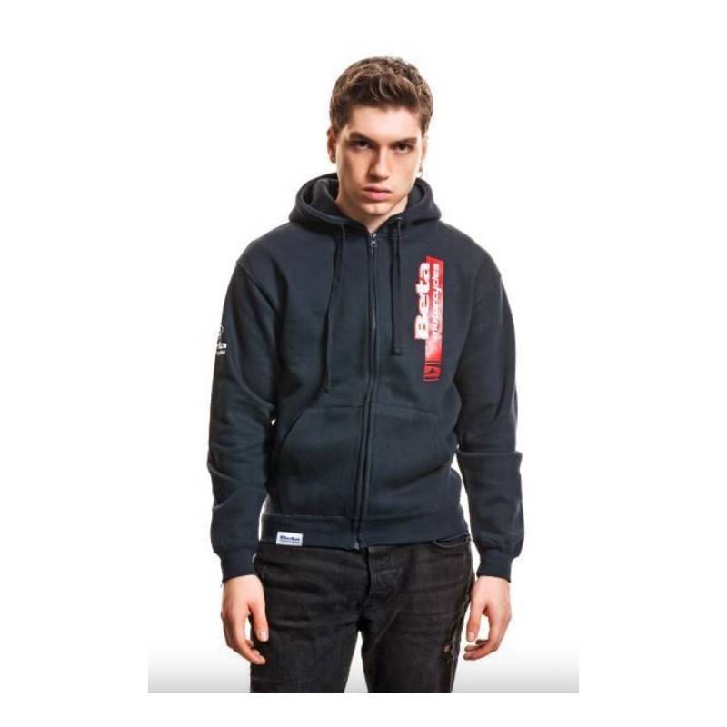 SWEATSHIRT PADDOCK HOODIE - BLUE RED STRIPE BETA SWEATSHIRT PADDOCK HOODIE - BLUE RED STRIPE BETA origine beta 