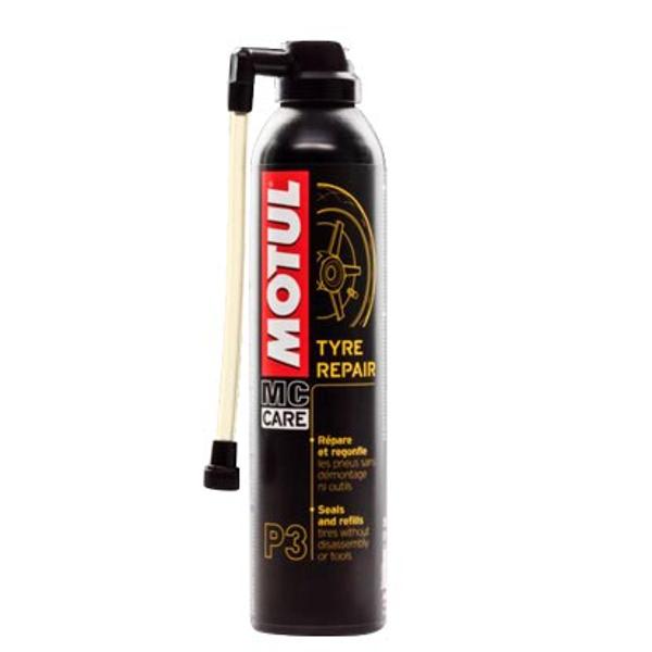 MOTUL P3 BOMBE ANTI-CREVAISON SCOOTER/MOTO/AUTO TYRE REPAIR (AEROSOL 300ML) 102990  - MOTUL P3 BOMBE ANTI-CREVAISON SCOOTER/MOTO/AUTO TYRE REPAIR (AEROSOL 300ML) origine MOTUL 