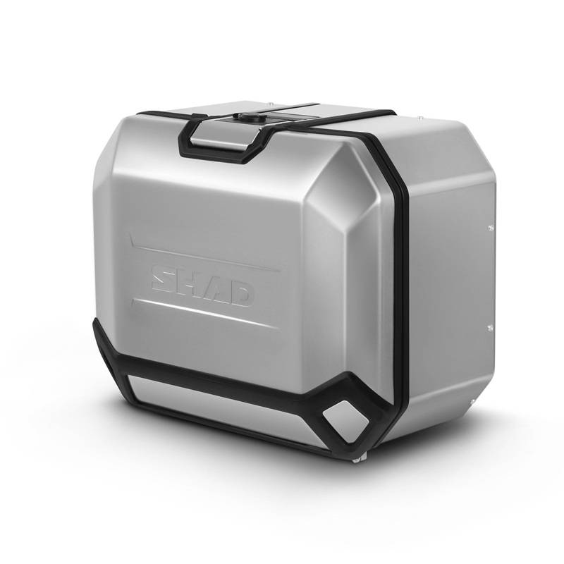 VALISE LATERALE GAUCHE TR47L TERRA - SHAD Compatible avec le SYSTÈME SHAD 4P, Capacité pour 1 casque (Trail) ou 2 casques (modulaire + jet). origine VOGE -DISPO