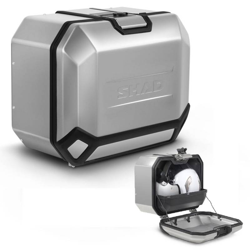 VALISE LATERALE DROIT TR47R TERRA - SHAD Compatible avec le SYSTÈME SHAD 4P, Capacité pour 1 casque (Trail) ou 2 casques (modulaire + jet). origine VOGE -DISPO