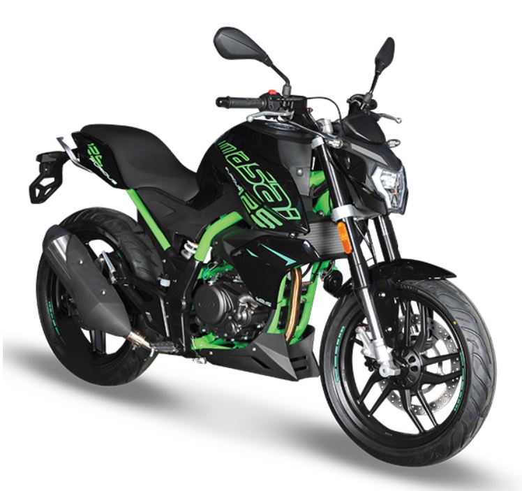 MASAI Moto FURIOUS 125 VERT ( 35  DE MISE EN SERVICE ET 23  DE PLAQUE D`IMMATRICULATION ) CARTE GRISE EN SUS