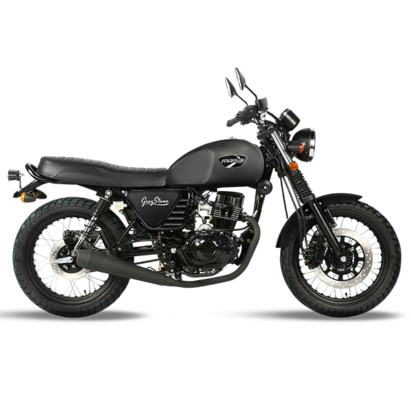 MOTO Masai GREYSTONE 125 EURO4 (Vue 1) MOTO Masai GREYSTONE 125 EURO4 *hors frais de mise en route et d`immatriculation
 origine MASAI -DISPO
