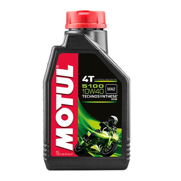 HUILE MOTEUR 4T MOTUL 5100 10W40 (1L) 104066 - HUILE MOTEUR 4T MOTUL 5100 10W40 (1L) origine MOTUL -DISPO