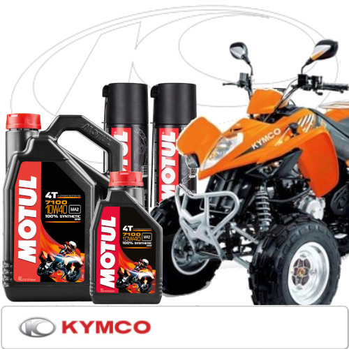 HUILE/ LUBRIFIANT 250 KXR HUILE MOTUL 10W40,MOTUL 7100,5100,KIT ENTRETIEN, origine KYMCO 